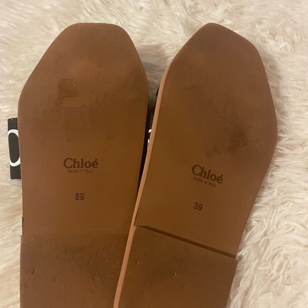 Chloe Logo Slide Sandal - Picture 5 of 6
